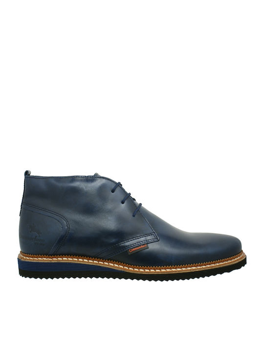 Commanchero Original Men's Leather Boots Navy Blue