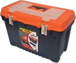 Asrin Hand Toolbox Plastic with Tray Organiser W57xD31.5xH37.5cm