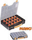 Mano Tool Compartment Organiser 18 Slot Black 42x30.5x6.1cm