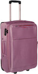 Diplomat The Athens Collection 6039 Valiză de Călătorie Medie Textilă Roz cu 2 roți Înălțime 64cm