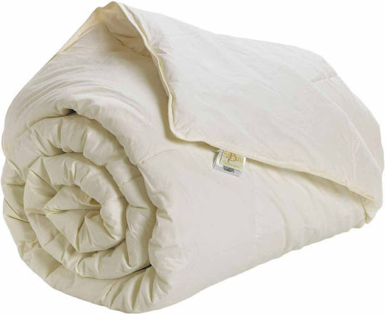 Palamaiki Πάπλωμα Υπέρδιπλο Μάλλινο 220x240εκ. Wool Dreams Λευκό 11.5 togs