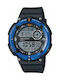 Casio Twins Sensor Digital Battery Chronograph Watch with Rubber Strap Black SGW-600H-2ΑER