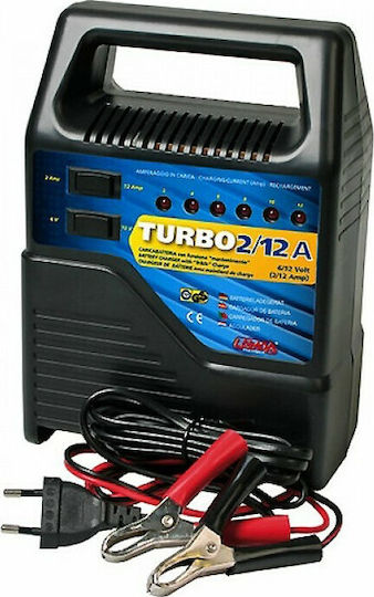Lampa Turbo 2/12 A Încărcător și Întreținător Baterii Auto și Motocicletă 6/12V