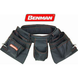 Benman Ζώνη Εργαλείων Υφασμάτινη 12 Θέσεων 77017