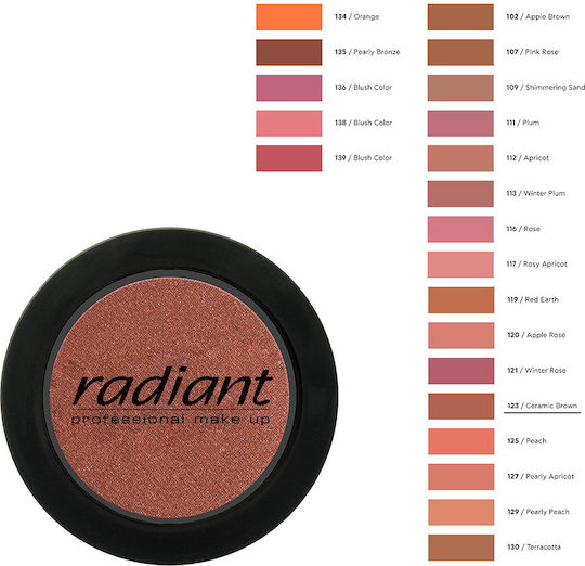 Radiant Blush 123 Ceramic Brown 4gr