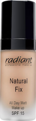 Radiant Natural Fix All Day Matt Machiaj lichid SPF15 05 Light Up 30ml