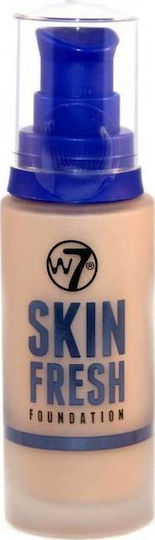 W7 Cosmetics Skin Fresh Foundation Лилаво/бяло 30мл