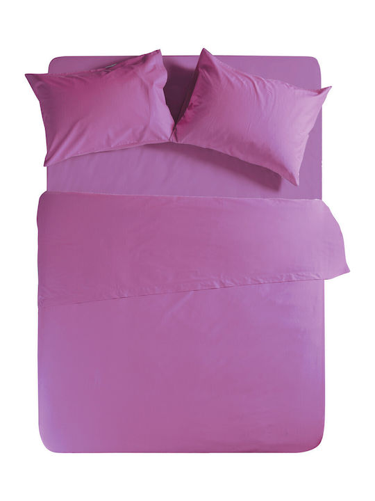 Nef-Nef Homeware Bettlaken Super-Doppel 240x270cm. Basic 011709 Violet