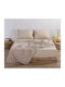Nef-Nef Homeware Bettlaken Super-Doppel 240x270cm. Basic 730 Beige