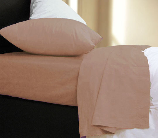 Nef-Nef Homeware Basic Cearceafuri De Pat Super Dublu 240x270cm Maro