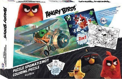 Kids Puzzle Angry Birds 2 in 1 24pcs Luna