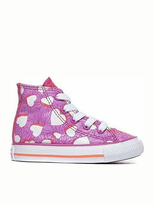 Converse Παιδικά Sneakers High για Κορίτσι Φούξια