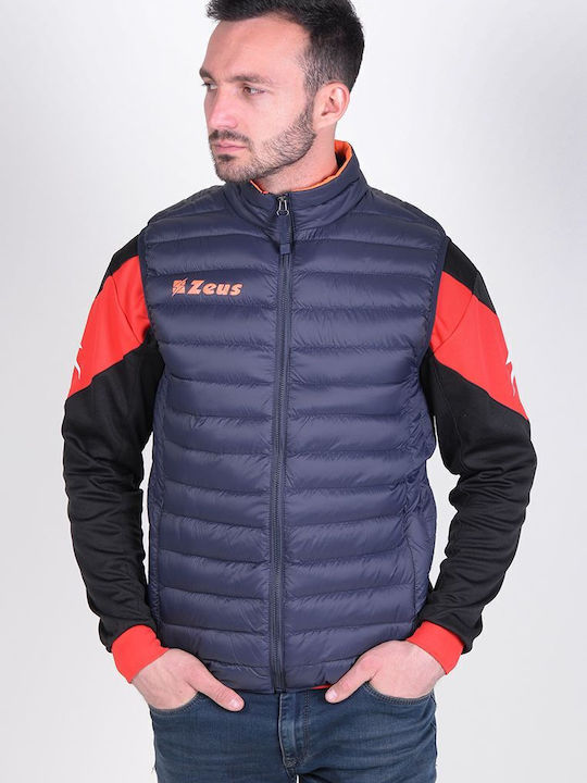 Zeus Smanicato Hercolano Ärmellos Herren Jacke Blau