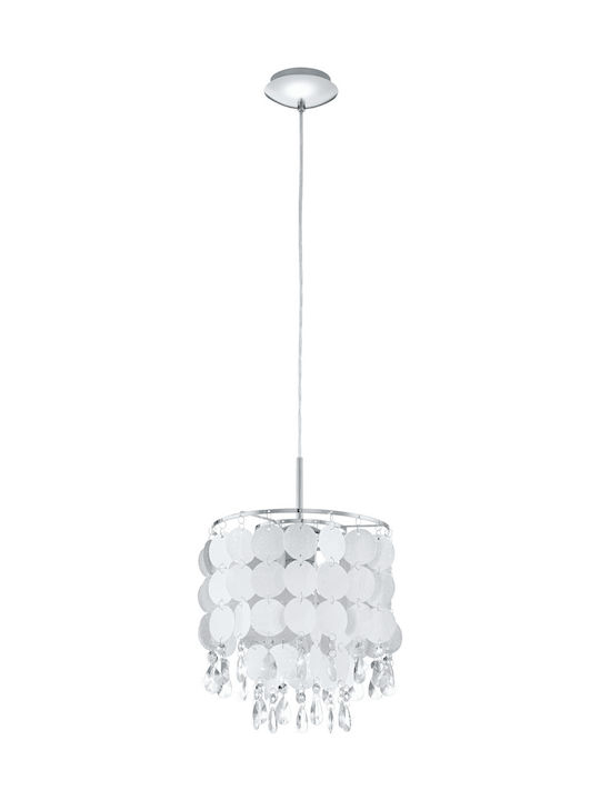 Eglo Fedra Chandelier 1xE27 Transparent 25cm 93092