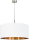 Eglo Pasteri Pendant Light Suspension for Socket E27 White