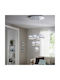 Eglo Conesa Pendant Light Silver for 10 Bulbs GU10 58cm