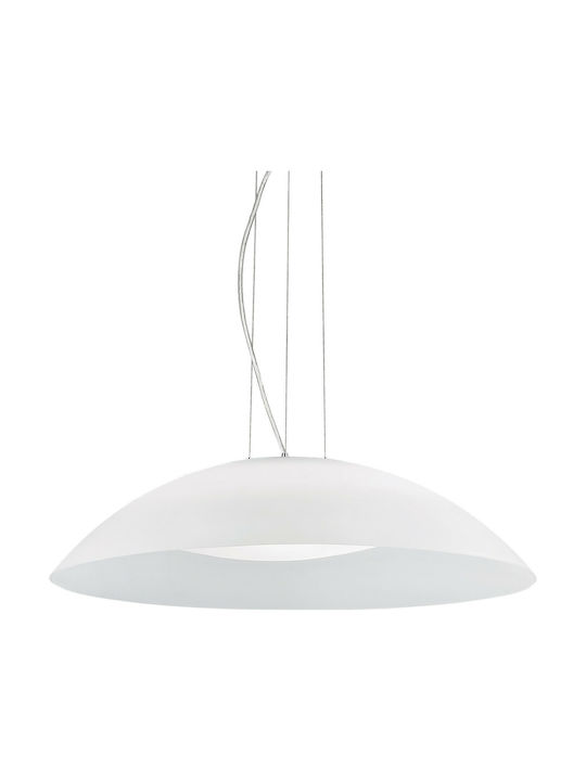 Ideal Lux Lena SP3 D64 Lustră O singură lumină Bell pentru Soclu E27 Alb