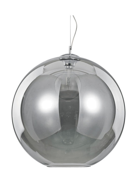 Ideal Lux Nemo Silver Pendant Light 50x50x70cm