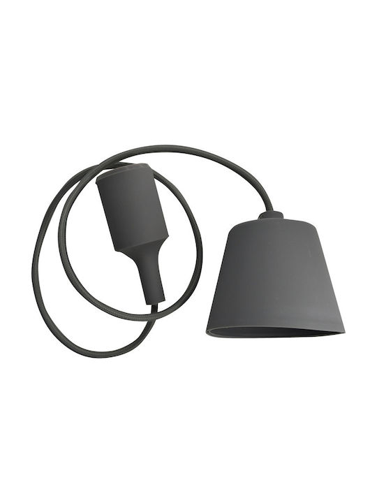 V-TAC VT-7228 Pendant Light Gray with Socket E27 3481