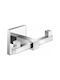 Sanco Strong Double Wall-Mounted Bathroom Hook Silver 23118-A3