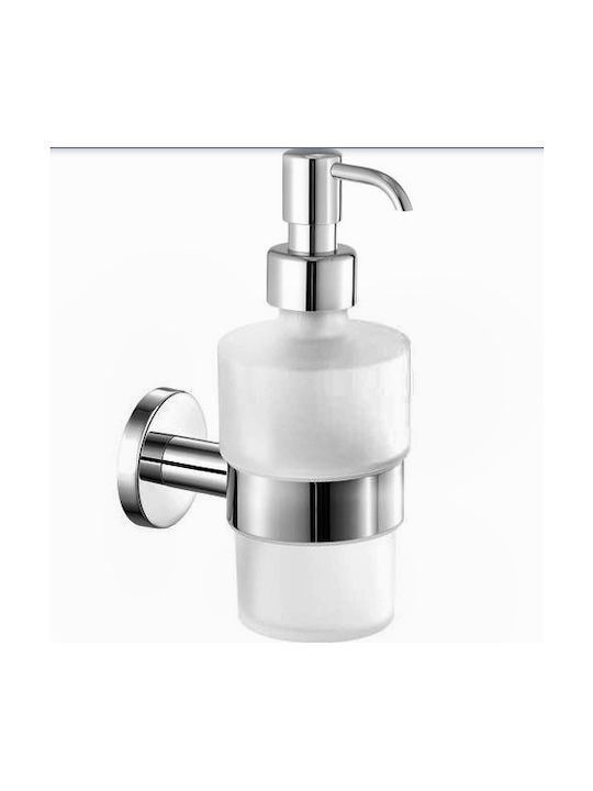 Sanco Ergon Wall-mounted Dispenser Glass Silver