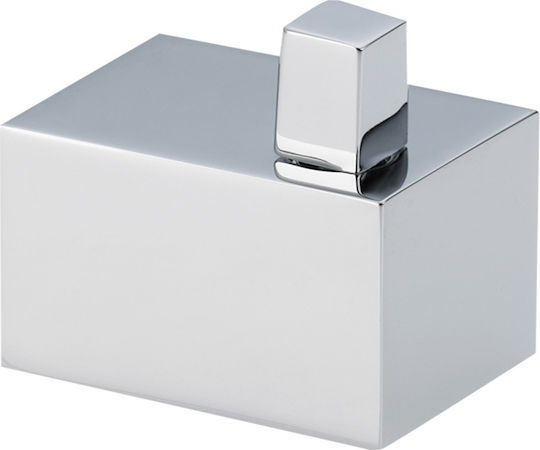 Verdi Kappa Άγκιστρο Μπάνιου Μονό ​2.5x3.5cm Ασημί