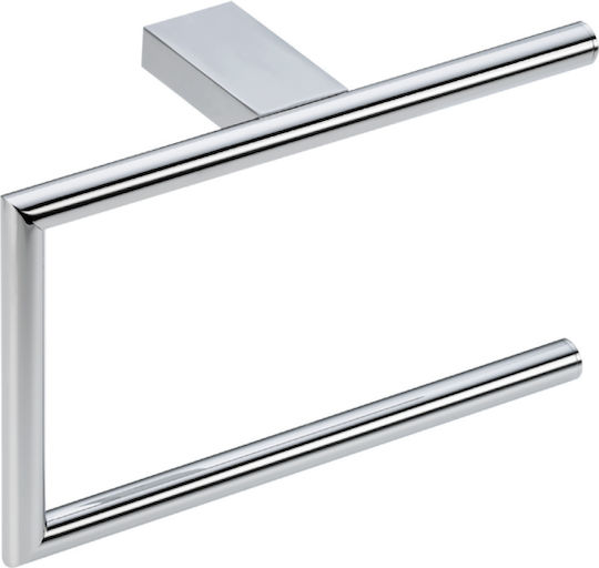 Verdi Omega Link de Baie Simplu cu șuruburi 22.5x22.5cm Argintiu Verdi Omega Link de Baie Simplu cu șuruburi 22.5x22.5cm Argintiu