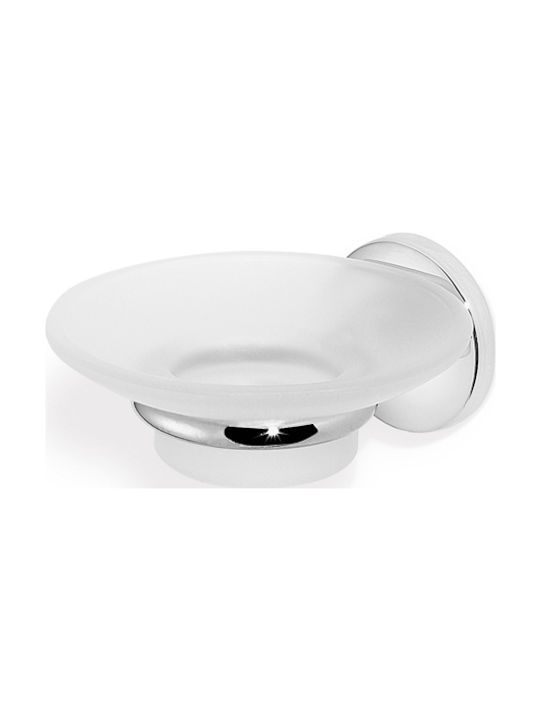 Sanco Inder A3-2302 Glass Soap Dish Wall Mounted Silver