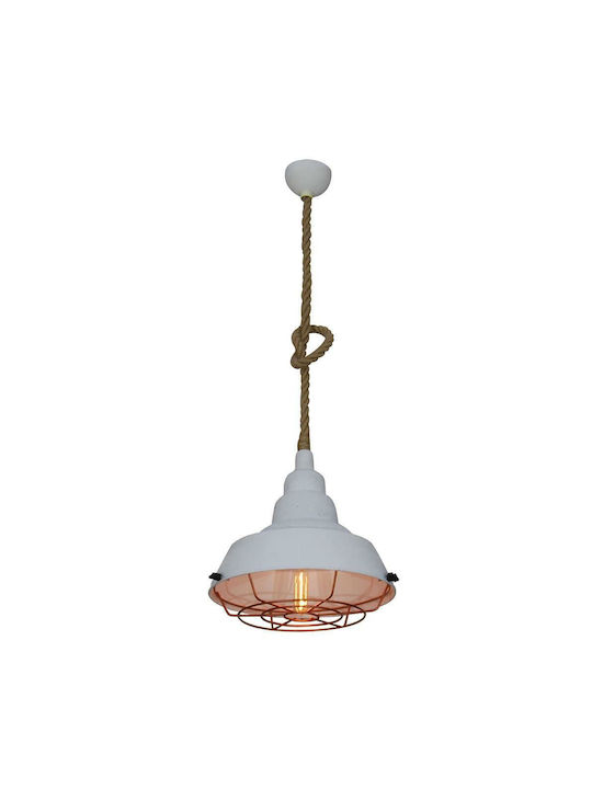 Home Lighting Cecropia Pendant Light White Bell...