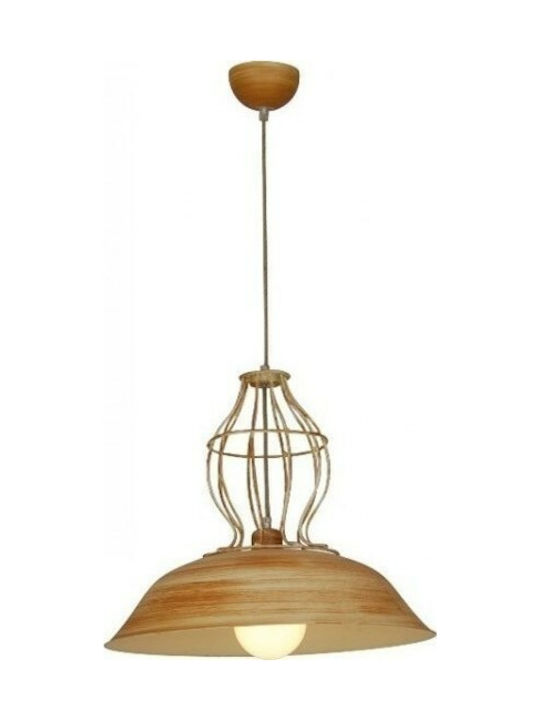 Home Lighting Medea Pendelleuchte Braun 36x110x36cm.