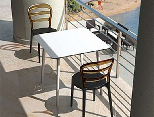 Καρέκλα Κουζίνας Bibi 42x50x85εκ. Black