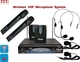 ITC XS-CS-6 VHF Set Wireless Δυναμικό Microphone Hand, Head, Belt for Vocals