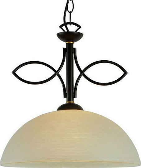 Aca Elegant Hängelampe Honig 36cm