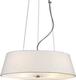 Aca Pendant Light White Bell for 4 Bulbs E27 45cm