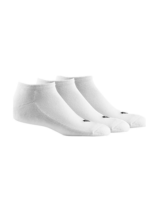Adidas Trefoil Liner Αθλητικές Κάλτσες Λευκές 3 Ζεύγη