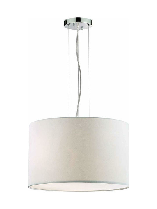 Ideal Lux Wheel SP3 Pendant Chandelier for Socket E27 White