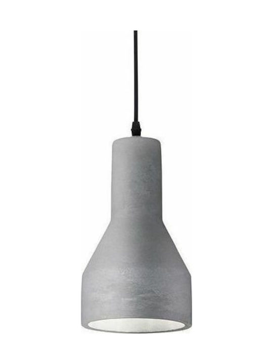 Ideal Lux Oil-1 SP1 Pendant Lamp E27 Gray