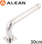 ALEAN ALF-30L Baza de sprijin unghiular din oțel inoxidabil 30cm pentru grinzi duble ABT (Bucată)