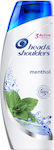 Head & Shoulders Cool Menthol Shampoos Against Dandruff for Dry Hair 225ml