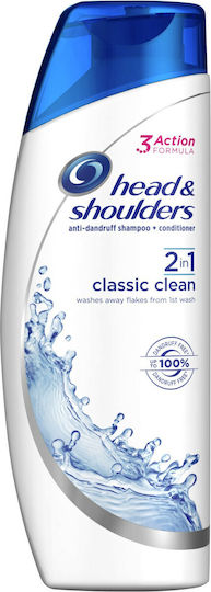 Head & Shoulders 2в1 Classic Clean Шампоан против Пърхот за Нормална Коса 225мл