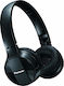Pioneer SE-MJ553BT Ασύρματα Bluetooth On Ear Ακουστικά με 15 ώρες Λειτουργίας Μαύρα