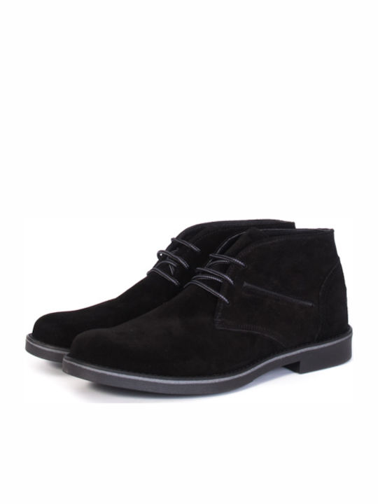 Gallen Men's Suede Boots Black