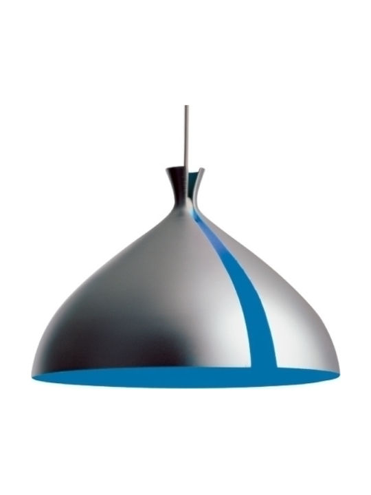 Mathmos Grito Lamp Shade Μοντέρνο Κρεμαστό Φωτιστικό Μονόφωτο σε Γκρι Χρώμα