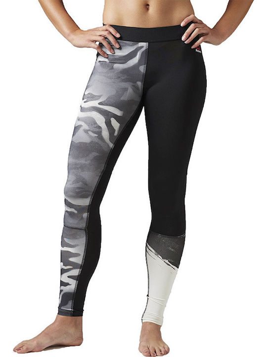 Reebok Camo Compression Tight Women's Long Training Legging Black