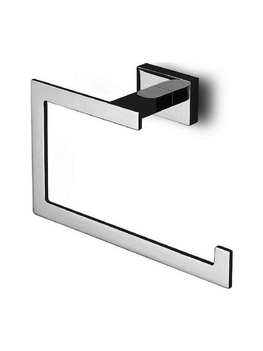 Karag Colomdo Single Wall-Mounted Bathroom Ring ​19x11cm Silver