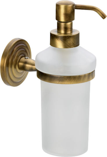 Verdi Επιτοίχιο Dispenser Γυάλινο Χρυσό