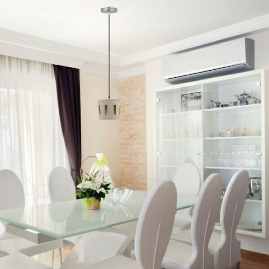 V-TAC Pendant Light Gray 18x16x110cm V-TAC Pendant Light Gray 18x16x110cm
