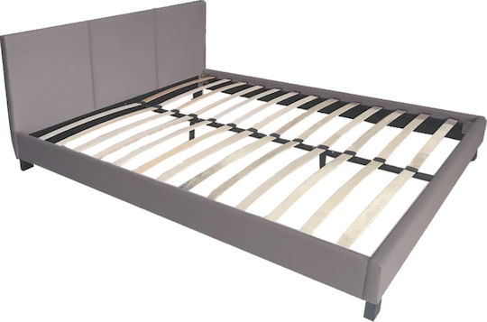 Wilton Κρεβάτι Διπλό για Στρώμα 150x200cm Καφέ Wilton Κρεβάτι Διπλό για Στρώμα 150x200cm Καφέ