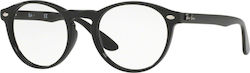 Ray Ban Kunststoff Brillenrahmen Schwarz RB5283 2000