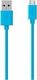 Gfun Regular USB 2.0 to micro USB Cable Τιρκουάζ 1m (78-MUSBBL)